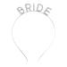 Bride Headband Rhinestone Bride Headband Bachelorette Party Headband Sparkling Crystal Elegant Bridal Crown Headband Bride Headpiece Hair Accessories for Bridal Shower Bachelorette Party Wedding