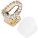 Teeth Grillz For Men Women Iced Grillz Teeth Grillz Bling Grillz Teeth Decoration Single Tooth Bling Teeth Accessories Decoration For Halloween Party Hip Hop Grillz Teeth (#1) - Buy Online on SooperMarket.com