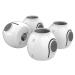 QT BABY Universal Fit Door Knob Covers - Childproofing Safety Cover for Kids - Upgraded Design, Easy Grip, White, Round Shape - Pack of 8 - Buy Online on SooperMarket.com
