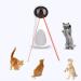 Cat Laser Toy Automatic Interactive Cat Laser Toy Pet Chasing Toy Cat Laser Pointer Cat Light Toy Laser Cat Indoor Electric Toy for Chasing USB Rechargeable Pet Teasing Toy Kitten Laser Toy Handheld