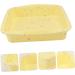 IMIKEYA 3 Pcs Cake Mold Roasting Pan Baking Pans Cupcakes Cupcake Pans Silicone Baking Molds Silicone Mold Silicone Baking Pan Non-Stick Baking Mold Silicone Bakeware Oven Silica Gel Fudge 26.5x24.5cmx3pcs Yellowx3pcs - Buy Online on SooperMarket.com