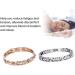 ZSSM Lymph Drainage Magnetic Bracelet 2PCS Magnetic Lymph Detox Bracelet Weight Loss Anti Swelling Therapy Bracelets (Gold) - Buy Online on SooperMarket.com