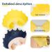 Naihod Soft Baby Shower Cap 2 Piece Set - Adjustable Bathing Shampoo Protection Hat for Toddler Kids - Buy Online on SooperMarket.com