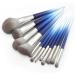 DFHBFG 12 Cone Bevel Tail Handle Makeup Brush Set - Gradient Handle Loose Powder & Eye Brush Tools for Flawless Makeup Application - Buy Online on SooperMarket.com