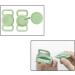 Airtag Dog Collar Holder - Silicone Anti-Lost GPS Tracker Accessories for Pets | Blue-Green Design - Buy Online on SooperMarket.com