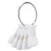 Nail Color Card 4 Colors 50 pcs Nail Art Practice Tips Manicure Polish Gel Color Display Nail Polish Showing Tool(1# White)