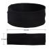 MapofBeauty 3 Pack Yoga Headbands - Stretchy Cotton Hair Wraps for Sport Running and Gym (Black & White) - International Shipping Available - Buy Online on SooperMarket.com