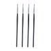 Healeved 4pcs Fine Eyeliner Brush Eyebrow Liner Brush Eyeshadow Cosmetic Eye Wand Lip Liner Fiber