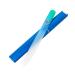 Glass nail file with case with case - nail file made of Czech glass - manicure glass file for nails precision files with a smooth finish - bona fide beauty pastel Premium nail file aqua 1 count (pack of 1)