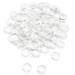 Foraineam 150 Pieces 1 inch Glass Dome Cabochons Crystal Clear Round Cabochon for Photo Pendant Craft Jewelry Making