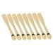 Baluue 8pcs Mask Spoon Skincare Spatula Cream Applicator Makeup Spatulas Makeup Scoop Skin Care Spatula Abs 6x0.7x0.7cm Golden