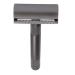 Double Edge Safety Razor for Men - Portable Zinc Alloy Brass Handle Shaving Razor | Perfect Birthday Gift | Home Salon Essential (Black) - Buy Online on SooperMarket.com