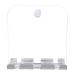 Fog Free Anti-Fog Shower Mirror with Razor Holder - Frameless Wall Hanging Shave Makeup Mirror | Bathroom Accessories for Men - Buy Online on SooperMarket.com