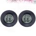 POPETPOP 4 pcs humidity gauge bearded dragon tank accessories humidity monitor gecko tank accessories indoor temperature gauge digital humidity meter Temperature and humidity meter crawl mediumx2pcs Blackx2pcs - Buy Online on SooperMarket.com