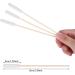 Buy Auidy 6txd 100-Piece Dog Ear Cleaning Sticks | Pet Cotton Swabs for Dogs & Cats | 15cm Ear Cleaners for Pets - International Shipping Available - Buy Online on SooperMarket.com