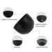 Stainless Steel Shaving Soap Bowl - Unbreakable Black Mug for Standard Size Pucks & Soaps | International Shipping - Buy Online on SooperMarket.com