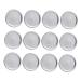 IMIKEYA 54pcs Mason Jar Lids Tinplate Solid Disc