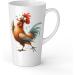 White Ceramic Kids Chicken Mug - Large 483 ml Perfect for Hot Chocolate or Milk Fun and Easy to Use - Buy Online on SooperMarket.com