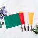 4pcs Stainless Steel Referee Flags with Sponge Handle for Soccer, Football, Volleyball - Yellow, Red, Green, White - Buy Online on SooperMarket.com
