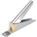 False Nail Clipper Comfortable Handle Easy Operation Good Workmanship Fake Nail Trimmer Lightweight U Shape for Home and Salon Use (Silver) - Buy Online on SooperMarket.com