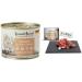 Venandi Animal Premium wet food for cats turkey as a monoprotein 6 x 200 g 1.2 kg & premium wet food for cats veal as monoprotein 6 x 200 g 1.2 kg bundle with wet food for cats calf