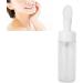 Silicone Brush Head Foaming Bottle Transparent Deep Clean Facial Pores Spiral Bottle Mouth Large Diameter Round Concave Bottom Fastening Pump Head Press Type Foaming Pump Head 150ML - Buy Online on SooperMarket.com
