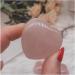 for 1pcs 40 * 40mm Rose Quartz Heart Shaped Stone Natural Crystal Stone Mineral Specimen - Buy Online on SooperMarket.com