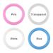 20 Pieces Transparent Silicone Pacifier Chain O-Rings for Infants - Ideal Clips & Holders for Baby Showers & Birthday Gifts - Buy Online on SooperMarket.com