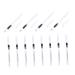 OSALADI 12pcs Eyeliner Pencil White Outfits Mechanical Pencils Makeup Eyeliner Applicator Ultra Thin Suite