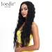 Joedir 30'' Long Wavy Synthetic Lace Front Wig with HD Transparent Lace - 130% Density (Black) - 30 Inch - Buy Online on SooperMarket.com
