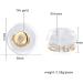 14K Gold Silicone Earring Backs - Hypoallergenic & Secure Replacement for Studs - Comfortable & Safe - Buy Online on SooperMarket.com