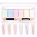 Nail Mirror Powder 6 Colours Manicure Chrome Glitter Pigment with Eyeshadow Stick Colorful nail chrome powder - Buy Online on SooperMarket.com