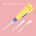 Qiilu Toddler Ear er Baby Ear Scoop - Yellow Kitten - ABS Plastic | Ear Care Essential - Buy Online on SooperMarket.com