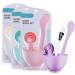 Face Mask Mixing Bowl Set +50pcs Cotton Pads Plastic 6 in 1 DIY Facemask Mixing Tools Kit with Mask Bowl Stick Spatula Measuring Cup & Mask Brushes (Purple) - Buy Online on SooperMarket.com