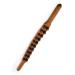 Dellx 20 Beads Guasha Scraping Stick Wooden Massage Tools Relieve Muscle Soreness Body Meridian Stick for Back Waist