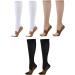 RiToEasysports Knee High Compression Socks - Breathable Stretchy 3 Pairs S/M for Sports | International Shipping - Buy Online on SooperMarket.com