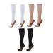 RiToEasysports Compression Socks Breathable Stretchy Knee High Compression Socks for Sports 3 Pairs S/M