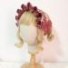 JSGHGDF Japanese Maid Cosplay Headdress Ruffled owknot Hairband Sweet Floral Lace Ribbon Party Hair Accessory White - Buy Online on SooperMarket.com