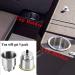 Stainless Steel Boat Cup Holder Inserts (5 Pack) - Marine/RV Camper Drink Holder with Drain - Lucky Seven - Buy Online on SooperMarket.com