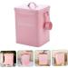 COOLHIYA 1pc Washing Storage Sealing Storage Case Laundry Room Trash Can Iron Pink - Buy Online on SooperMarket.com