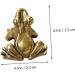 Alipis 1pc Figures Vivid Desktop Delicate Adornment Keychain Frog-designed Tabletop Vintage Pet Tea - Buy Online on SooperMarket.com