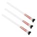 Baluue 3pcs Fish Tail Brush Nose Contour Brushes Highlighter Brush Makeup Brushes Makeup Tool Wooden Handle