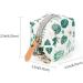 Harilla Portable Pacifier Storage Pocket | Eco-Friendly Snap Grip Bag for Toddlers | Dust-Proof Baby Pacifier Holder - Green Leaf Design - Buy Online on SooperMarket.com