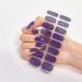 8 Sheets 128 Pieces Full Cover Nail Art Stickers - Self-Adhesive Solid Color Strips for Women | Real Nail Polish Decal Strips - International Shipping Available - Buy Online on SooperMarket.com