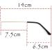 Ranara Replacement Glasses End Tips - Vintage Metal Frames Spare Arms & Accessories - Black - Buy Online on SooperMarket.com