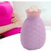 Shop Leak-proof Silicone Hot Water Bottle - Soft Pain Relief for Neck & Shoulder (Purple) | International Shipping - Buy Online on SooperMarket.com