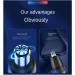 BLASHRD Men's Electric Nose Hair Trimmer USB Rechargeable Ear Trimmer Portable Nose Hair Shaver Waterproof Safe Clean Easy Install - Buy Online on SooperMarket.com