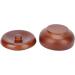 Plplaaoo Wooden Shaving Soap Bowl for Men - Artisan Shaving Shell with Lid | Premium Shaving Accessories for Soap & Cream - Buy Online on SooperMarket.com