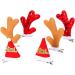 ABOOFAN 12 Pairs Kids Barrettes for Hair Christmas Hair Clips Christmas Barrette Colored Bobby for Hair Reindeer Antler Headband Kids Christmas Hair Clip Crystal Hair Girl Child Pin - Buy Online on SooperMarket.com
