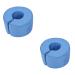 Healeved 2pcs Pad Sponge Mats for Floors Hand Sponge Pad Prone-head Floor Pillow Bedsore Mat Rest Bolster Mat Sponge Mattress Topper Foam Ankle Pillow Twin Pillow Baby Pillow Foot mediumx2pcs Bluex2pcs